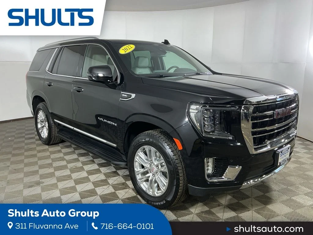 Certified Used 2022 Black GMC SLT image 1