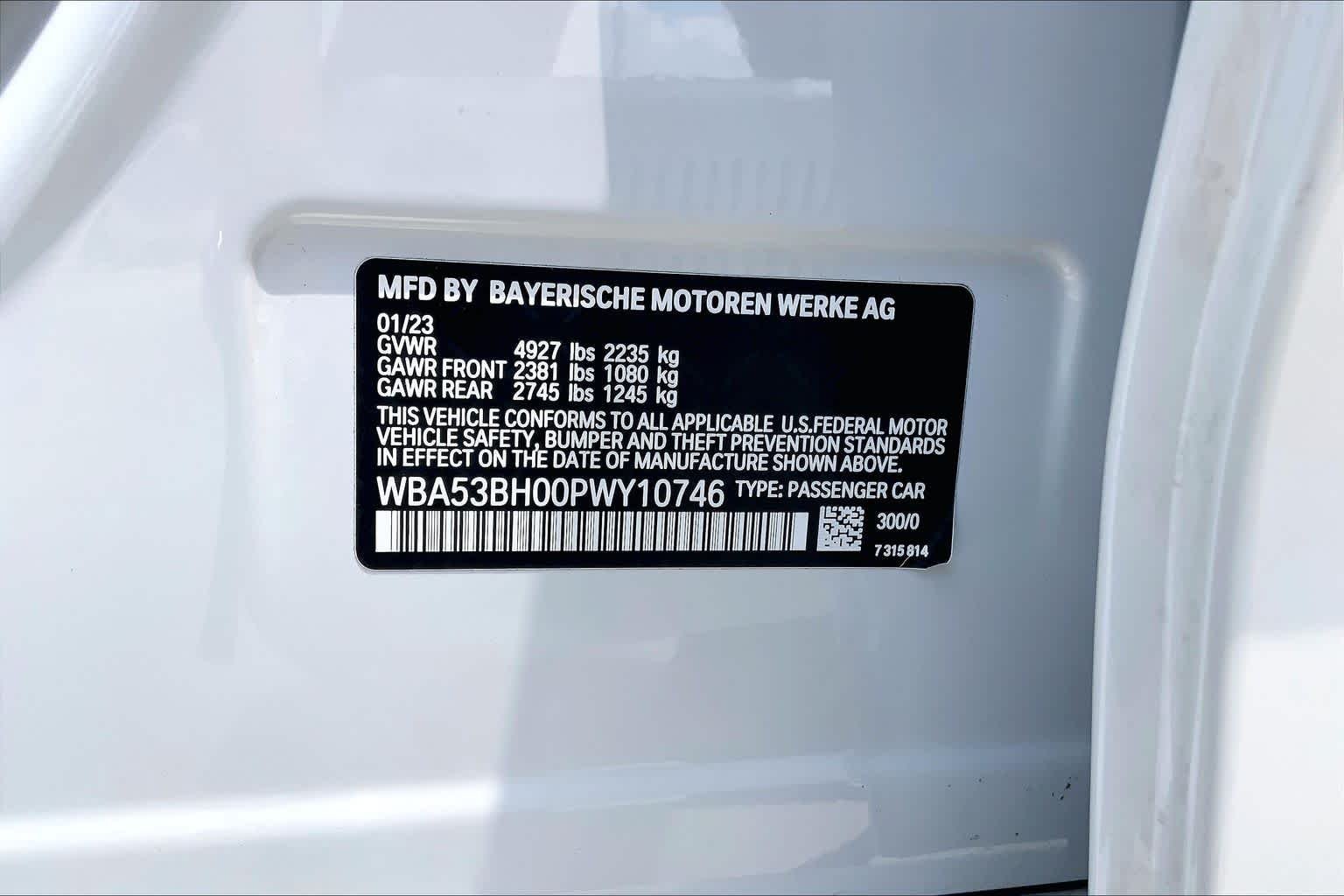 Used 2023 Alpine White BMW 530i image 34
