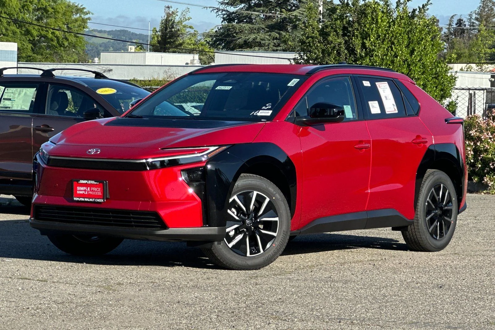 New 2026 Red Toyota XLE Plus image 2