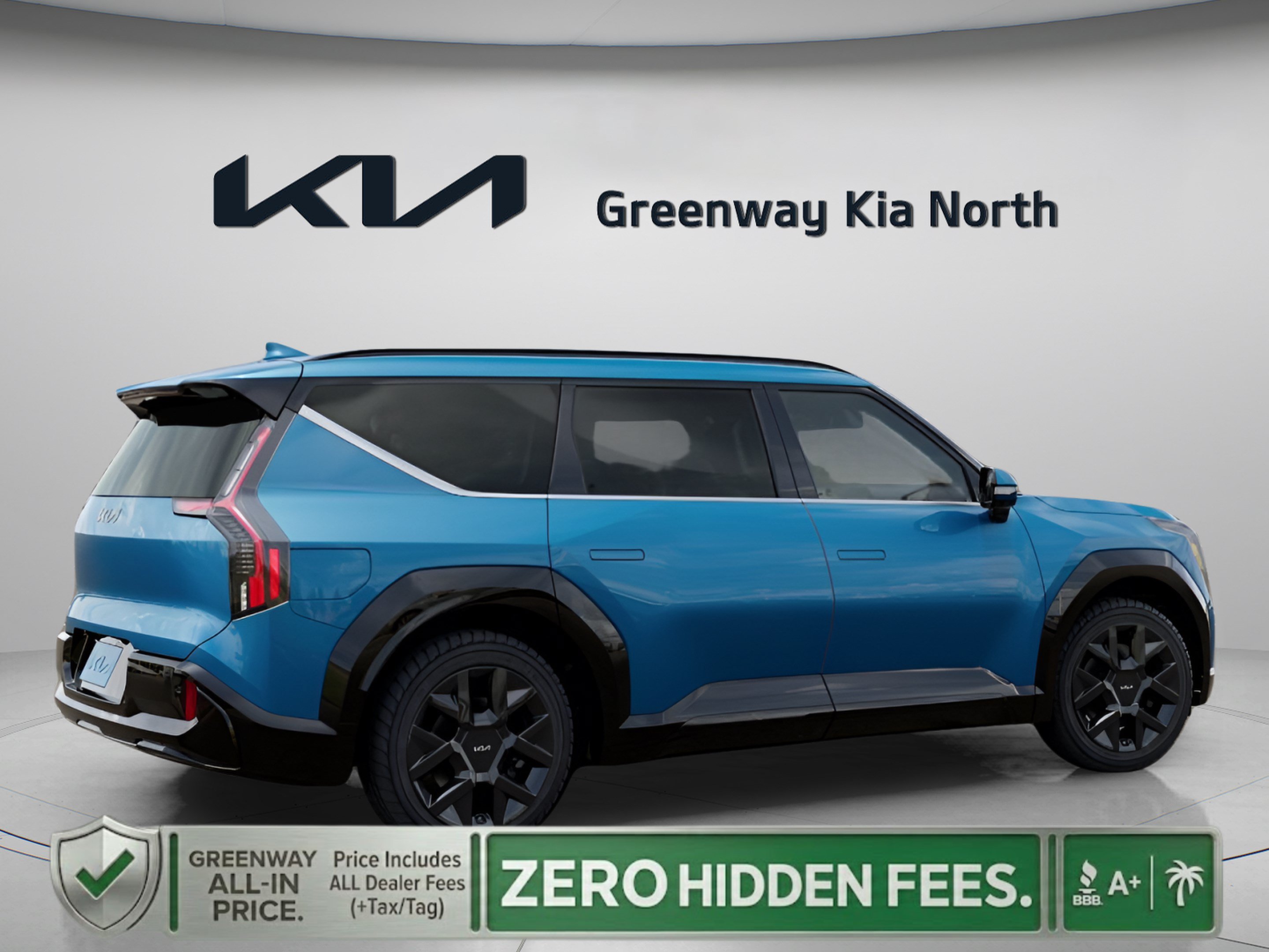 New 2026 Ocean Blue Kia Land AWD image 7