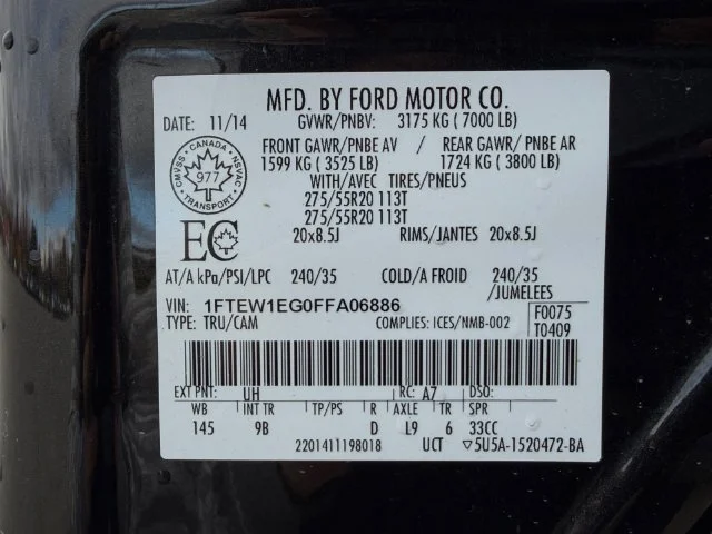 Used 2015 Tuxedo Black Metallic Ford Platinum image 25