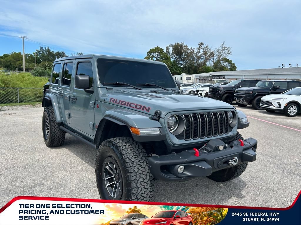 Used 2024 Gray Jeep 4-Door Recon 4x4 image 3