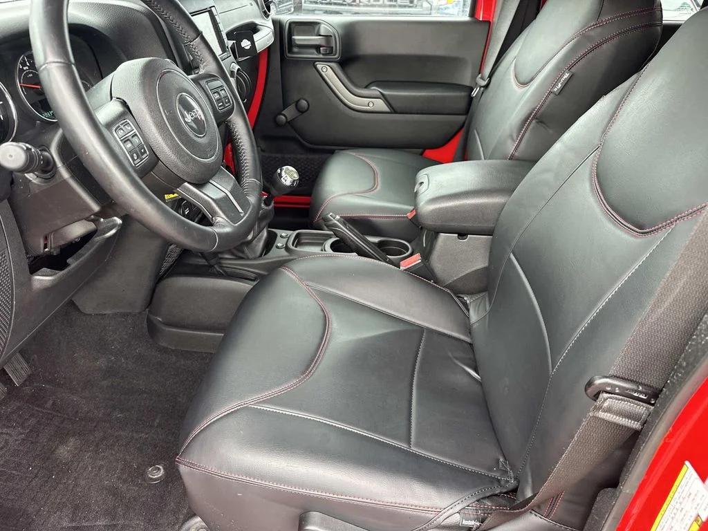 Used 2017 Red Jeep Unlimited Sport image 16