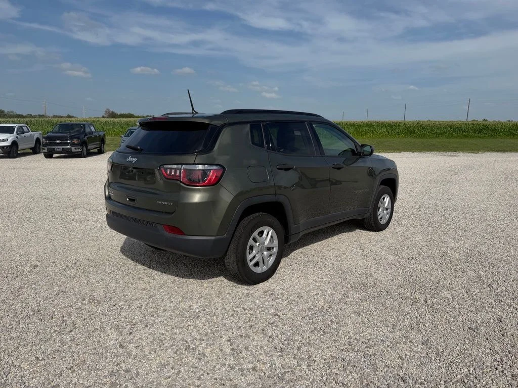 Certified Used 2018 Green Jeep Sport image 3