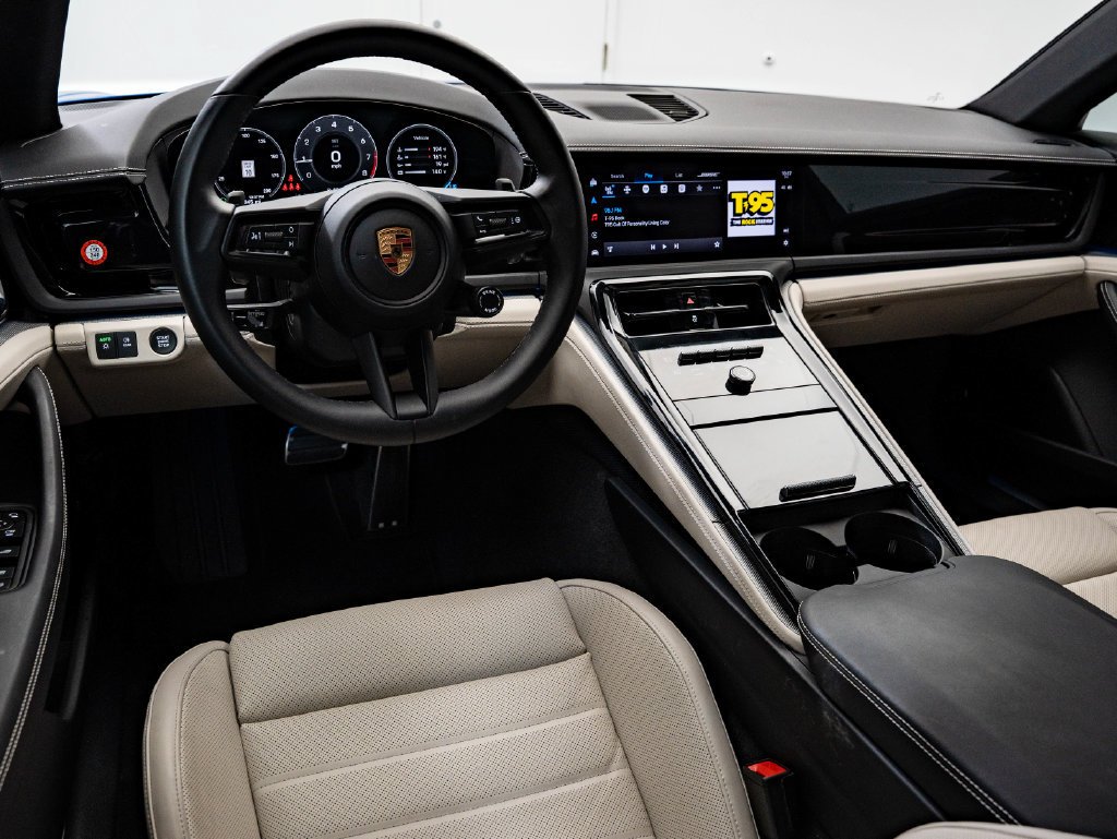 Used 2025 Lugano Blue Porsche 4 image 4