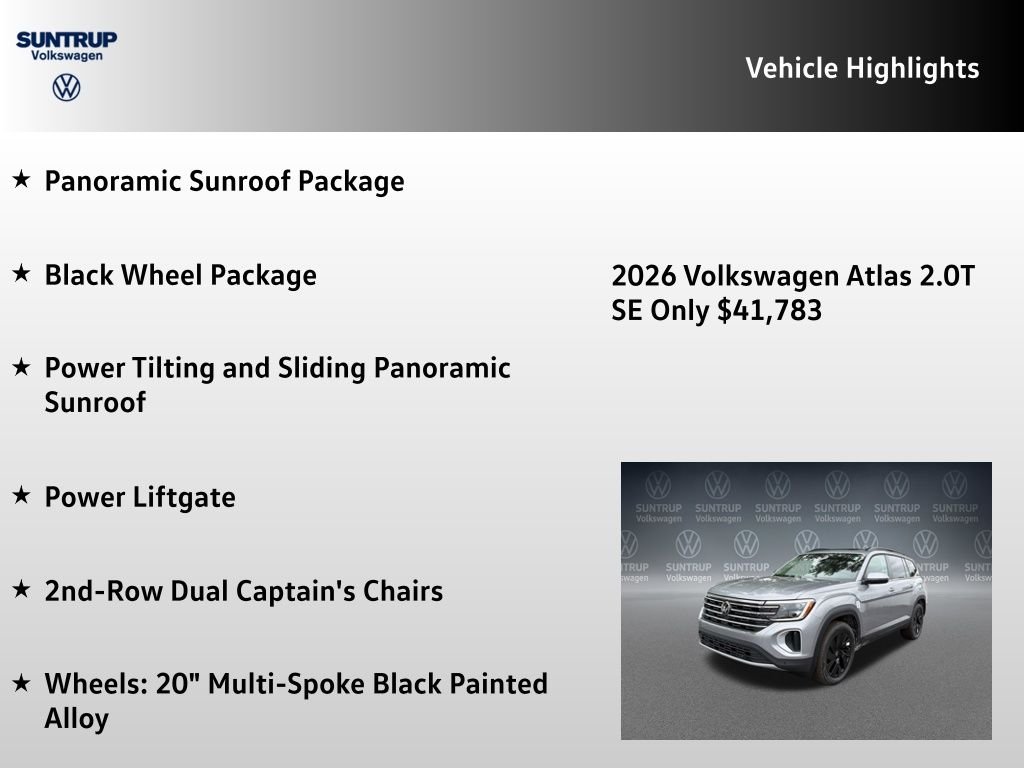 New 2026  Volkswagen 2.0T SE w/Technology image 7