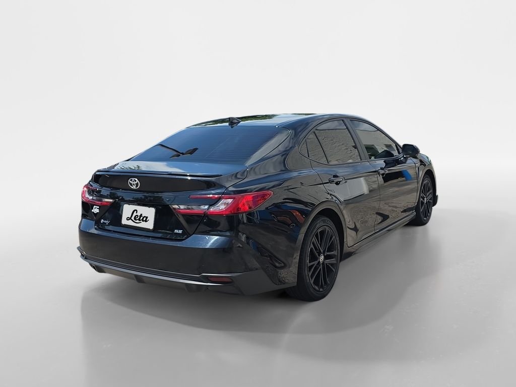 Used 2025 Midnight Black Metallic Toyota SE image 4