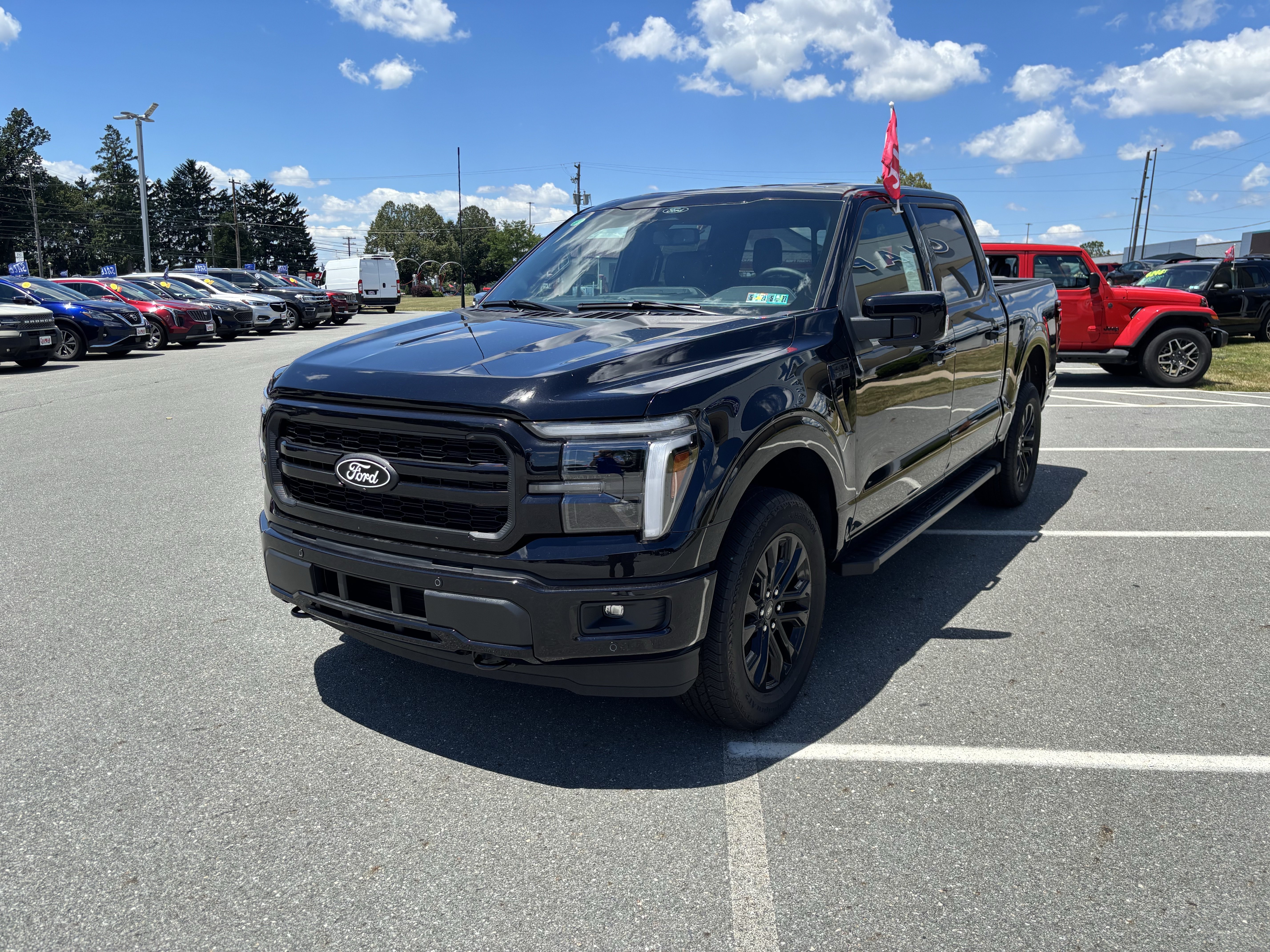 New 2026 Agate Black Metallic Ford Lariat® image 3