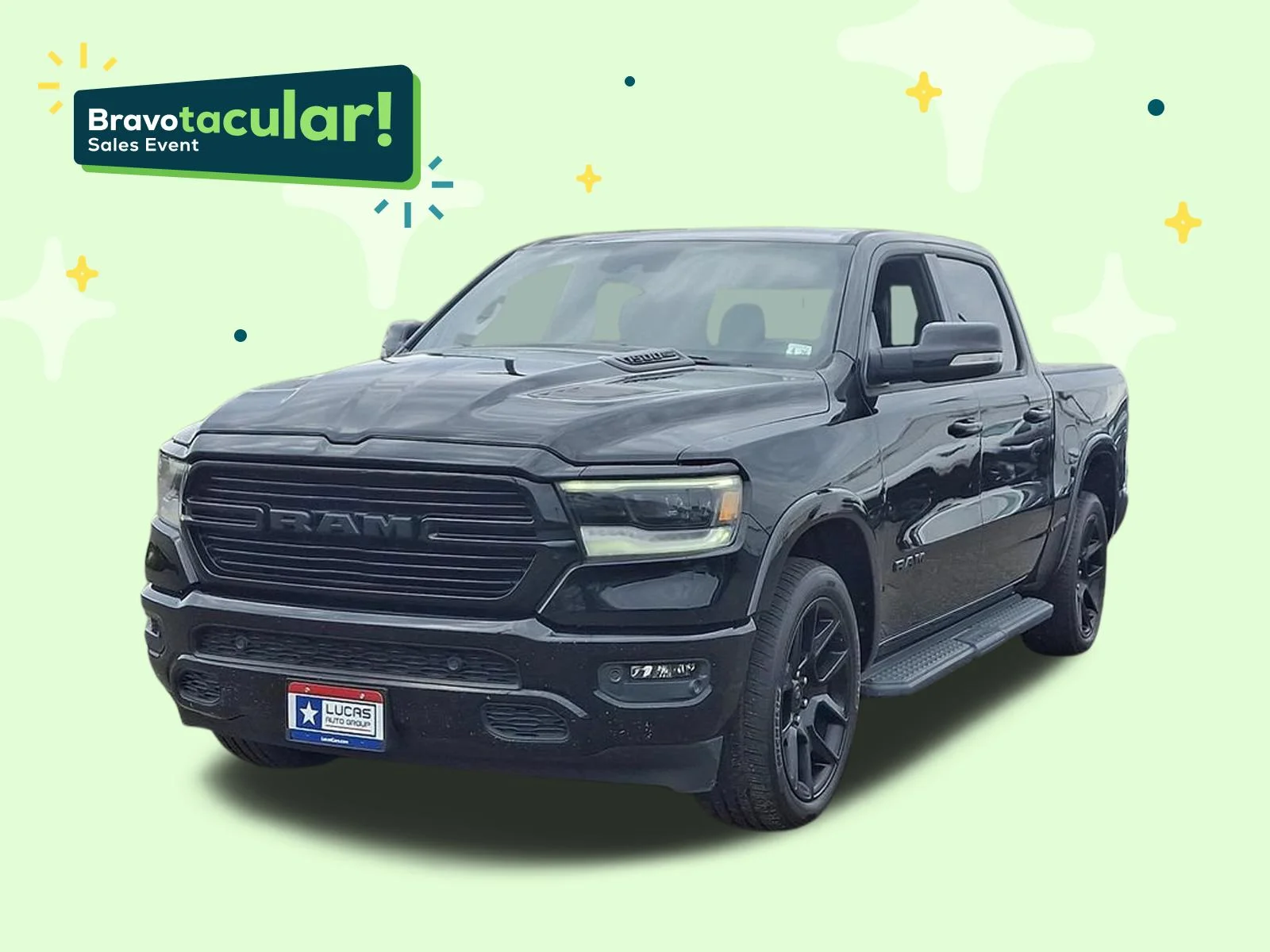 Used 2021 Black Ram Laramie Crew Cab 4x4 5