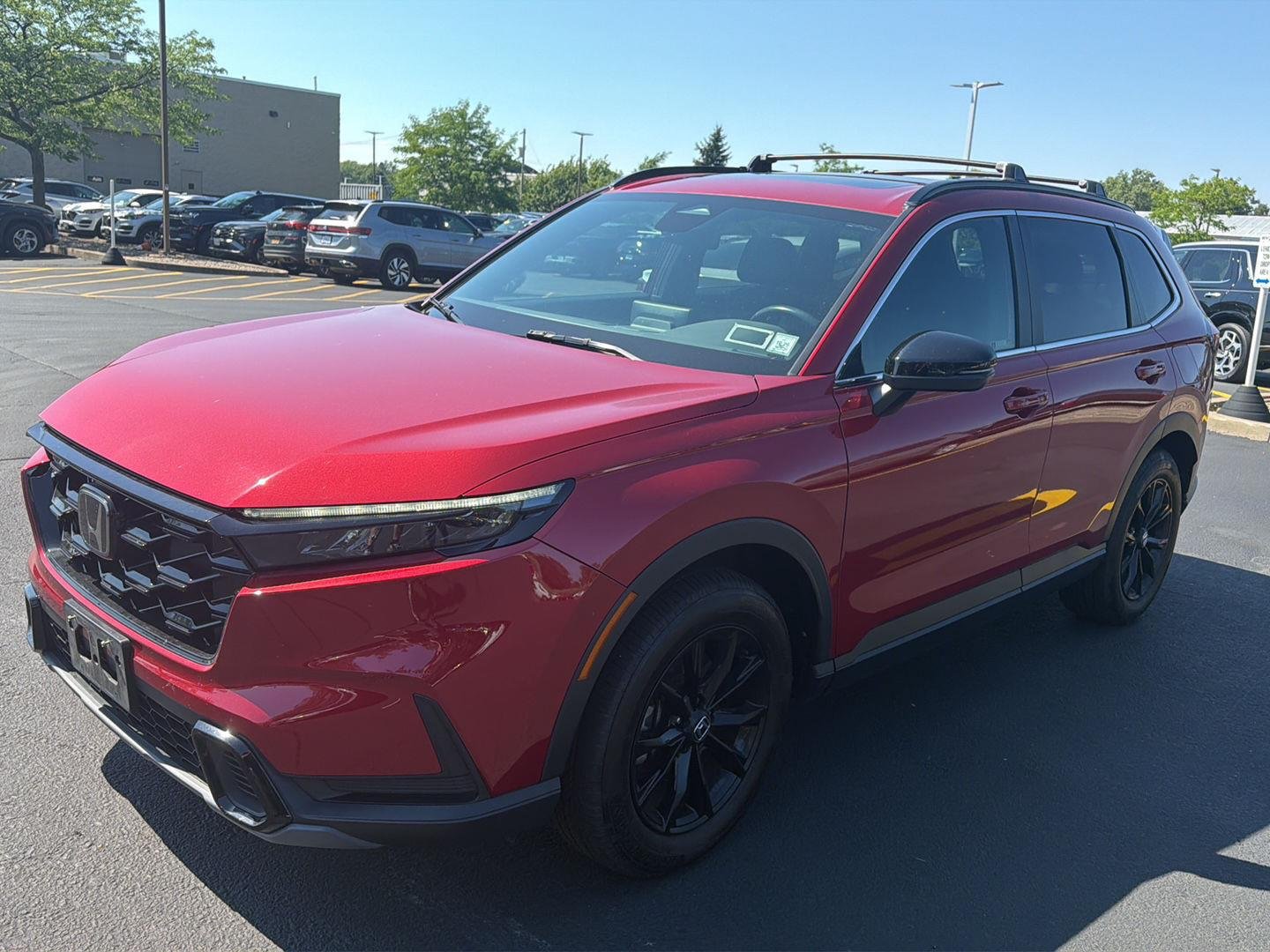 Used 2024 Radiant Red Metallic Honda Sport image 3