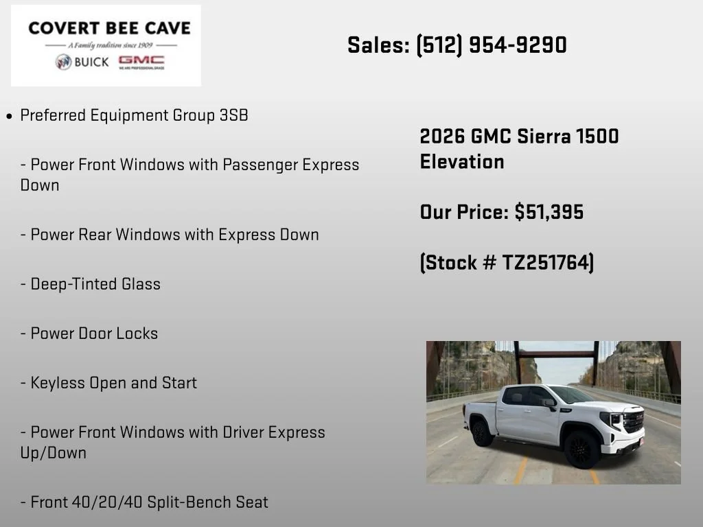 New 2026 Summit White GMC Elevation image 6