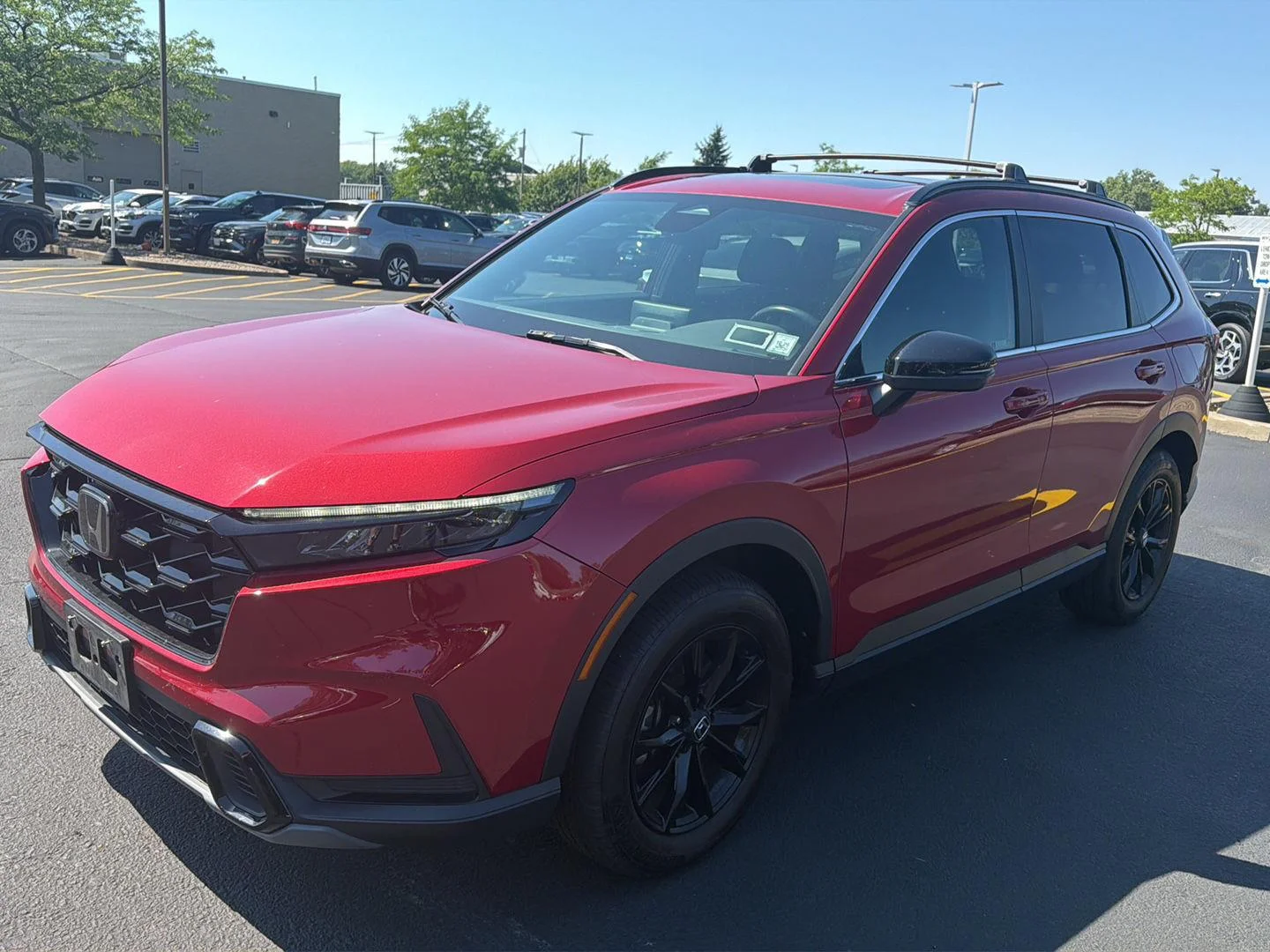 Used 2024 Radiant Red Metallic Honda Sport image 3