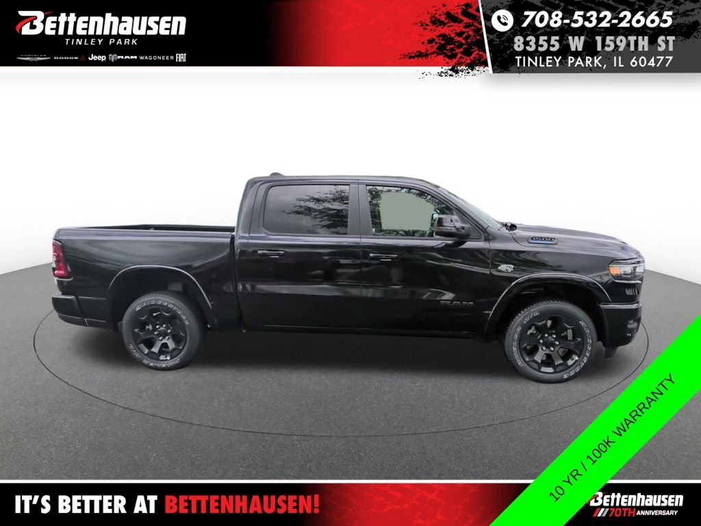 New 2026 Diamond Black Crystal Pearlcoat RAM Big Horn image 4