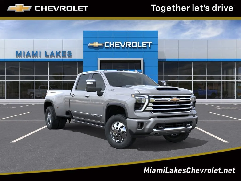 New 2026 Sterling Gray Metallic Chevrolet High Country DRW image 1