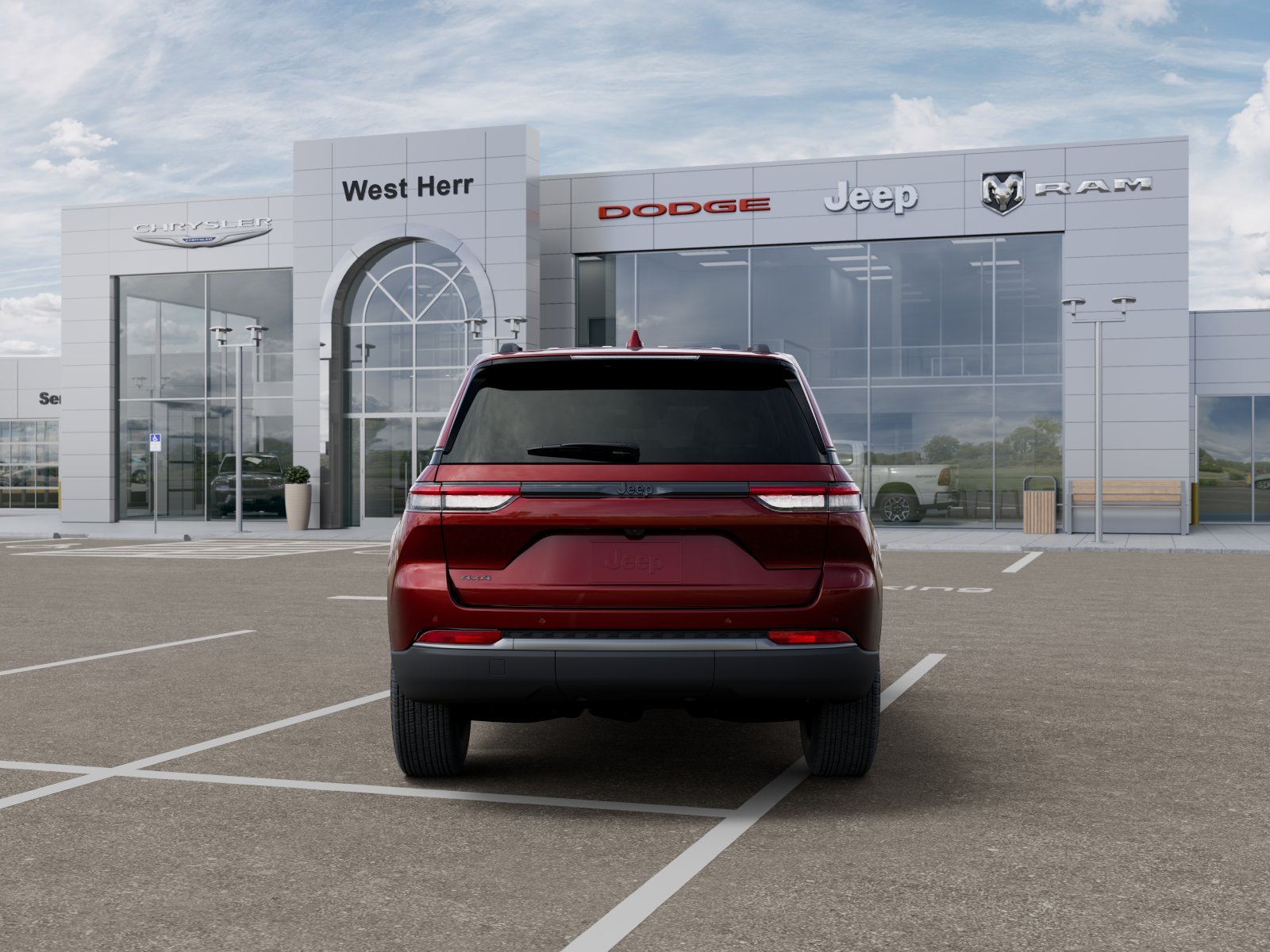 New 2026 Velvet Red Pearl-Coat Exterior Paint Jeep Laredo Altitude image 33