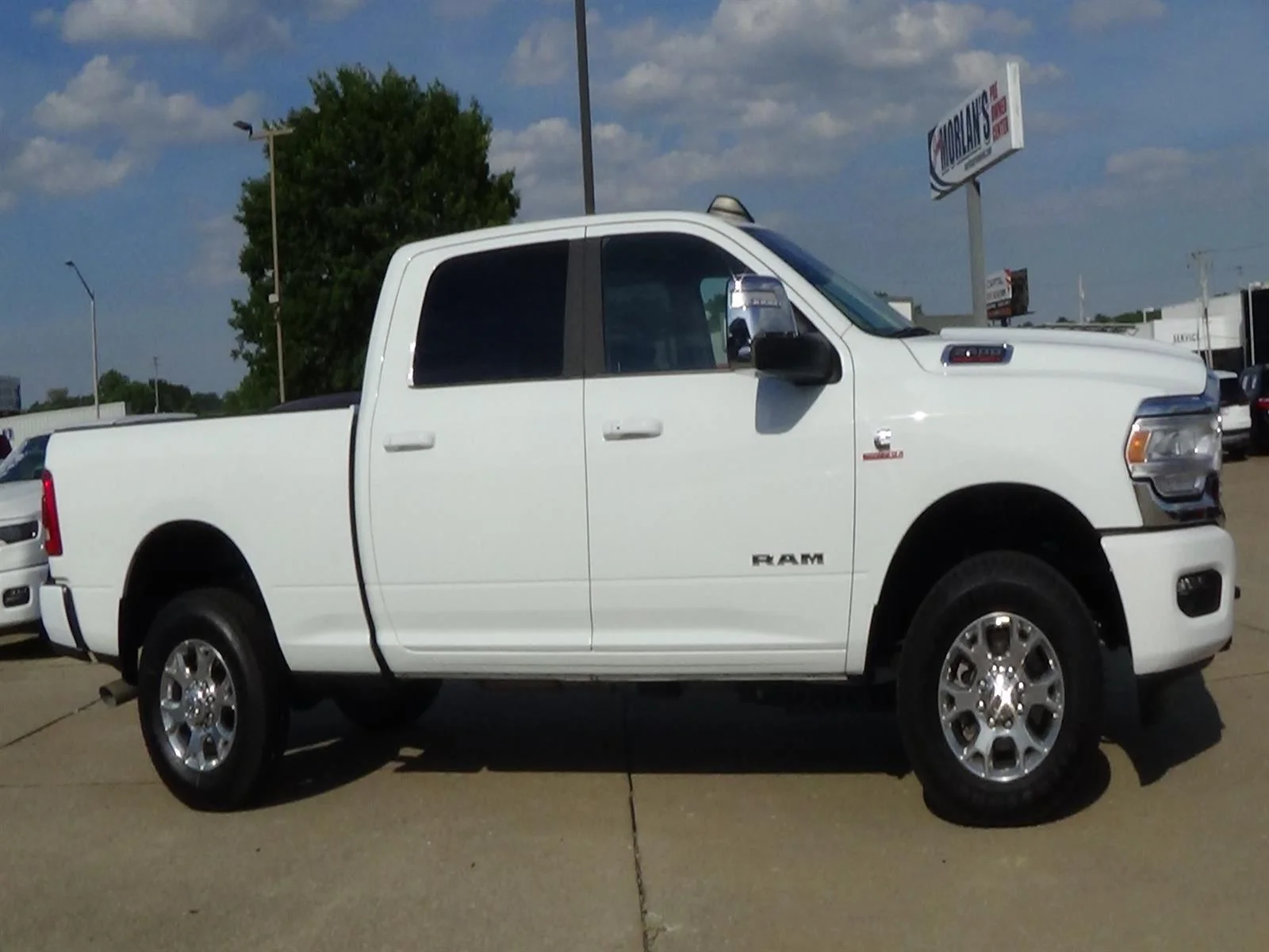 Certified Used 2024 Bright White Clear Coat (pw7) RAM Laramie image 5