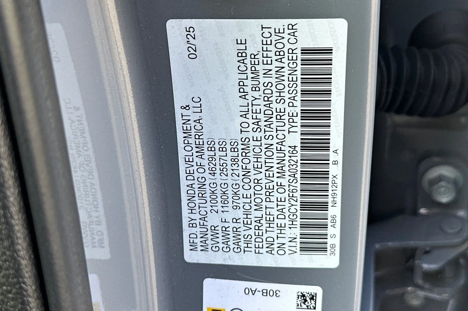 Used 2025 Gray Honda EX-L image 30