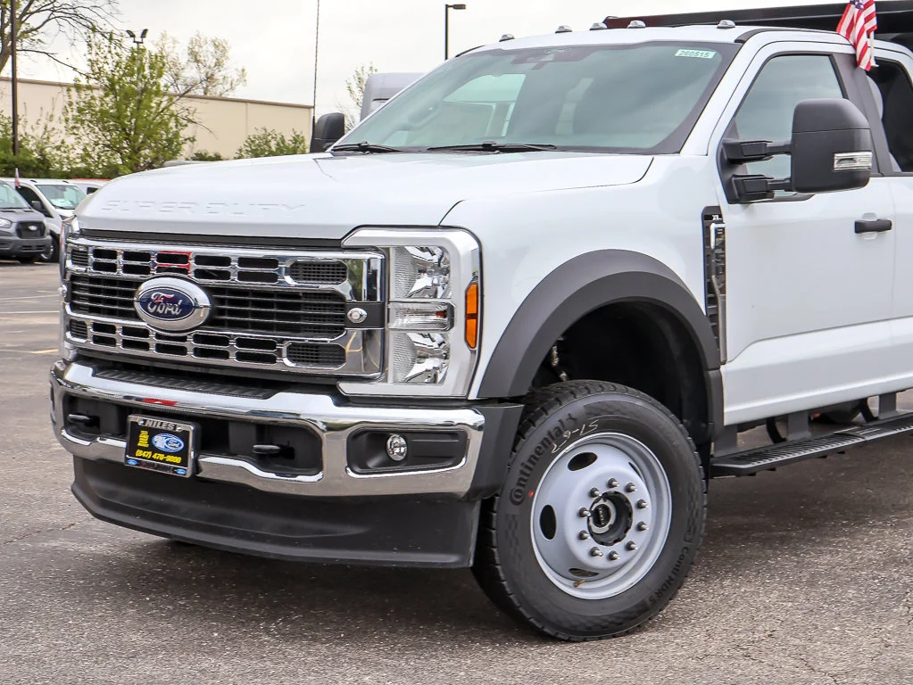 New 2026 Oxford White Ford 11' Dump Body image 2