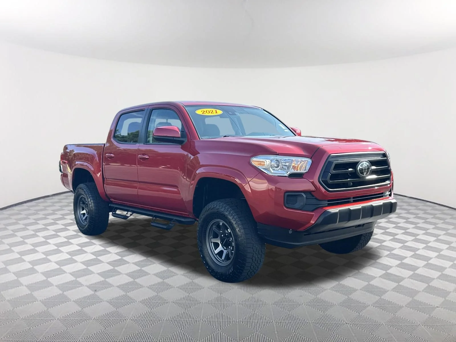 Certified Used 2021 Barcelona Red Metallic Toyota SR image 3