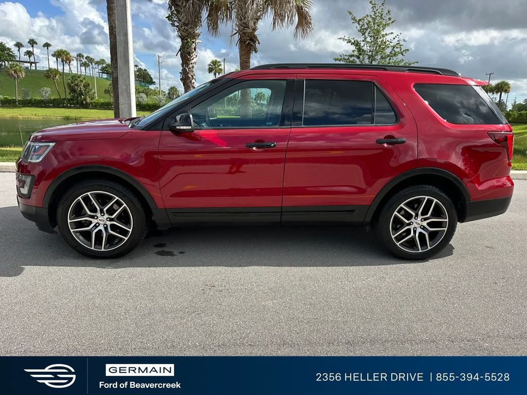 Used 2017 Ruby Red Metallic Ford Sport image 2
