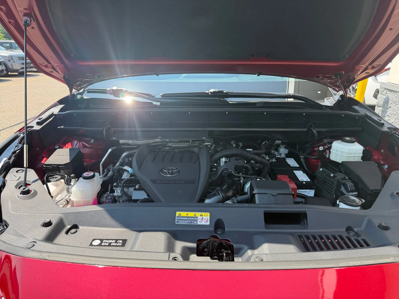Used 2024 Ruby Flare Pearl Toyota XLE image 6