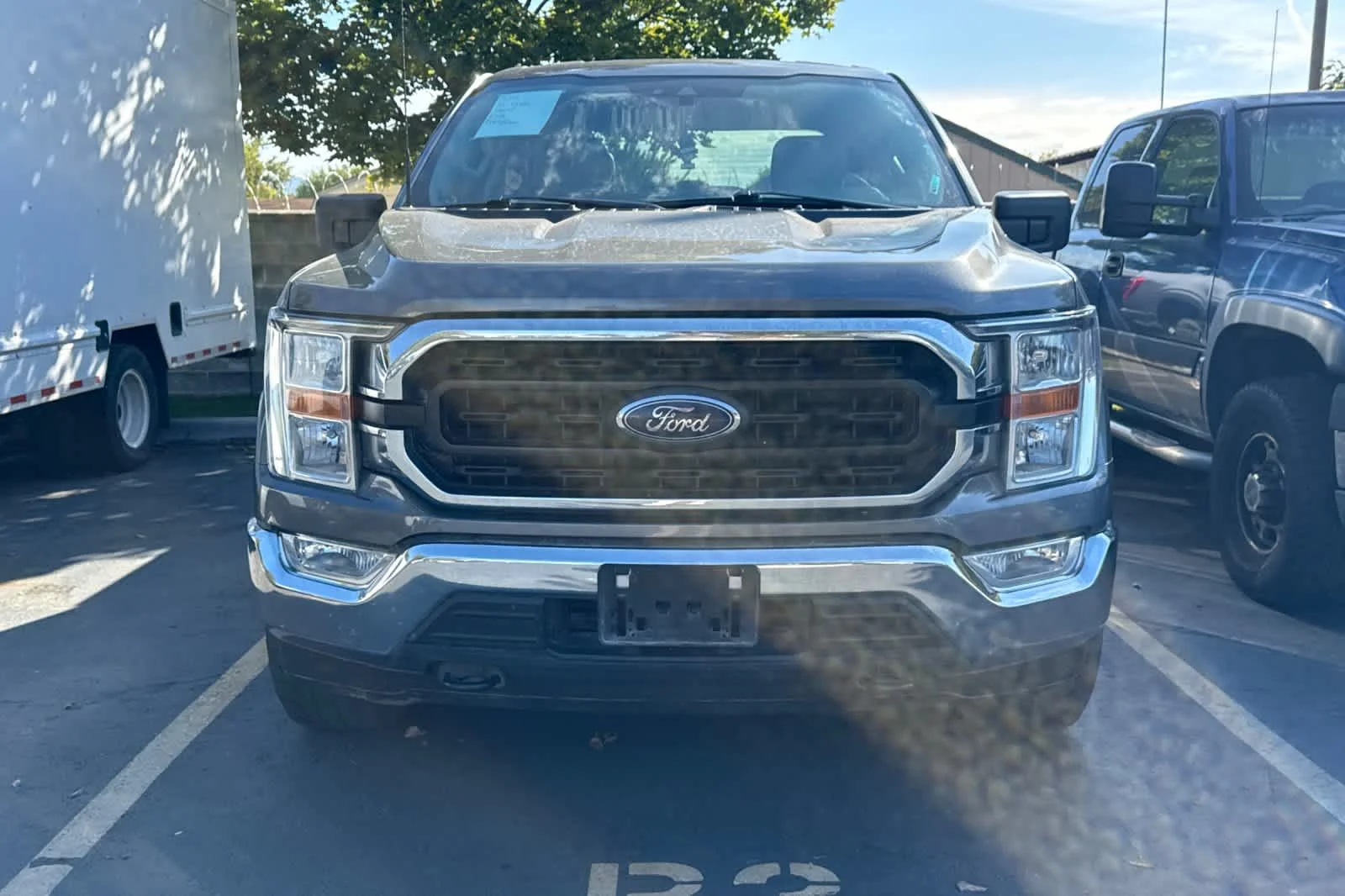 Used 2021 Carbonized Gray Metallic Ford XLT image 2