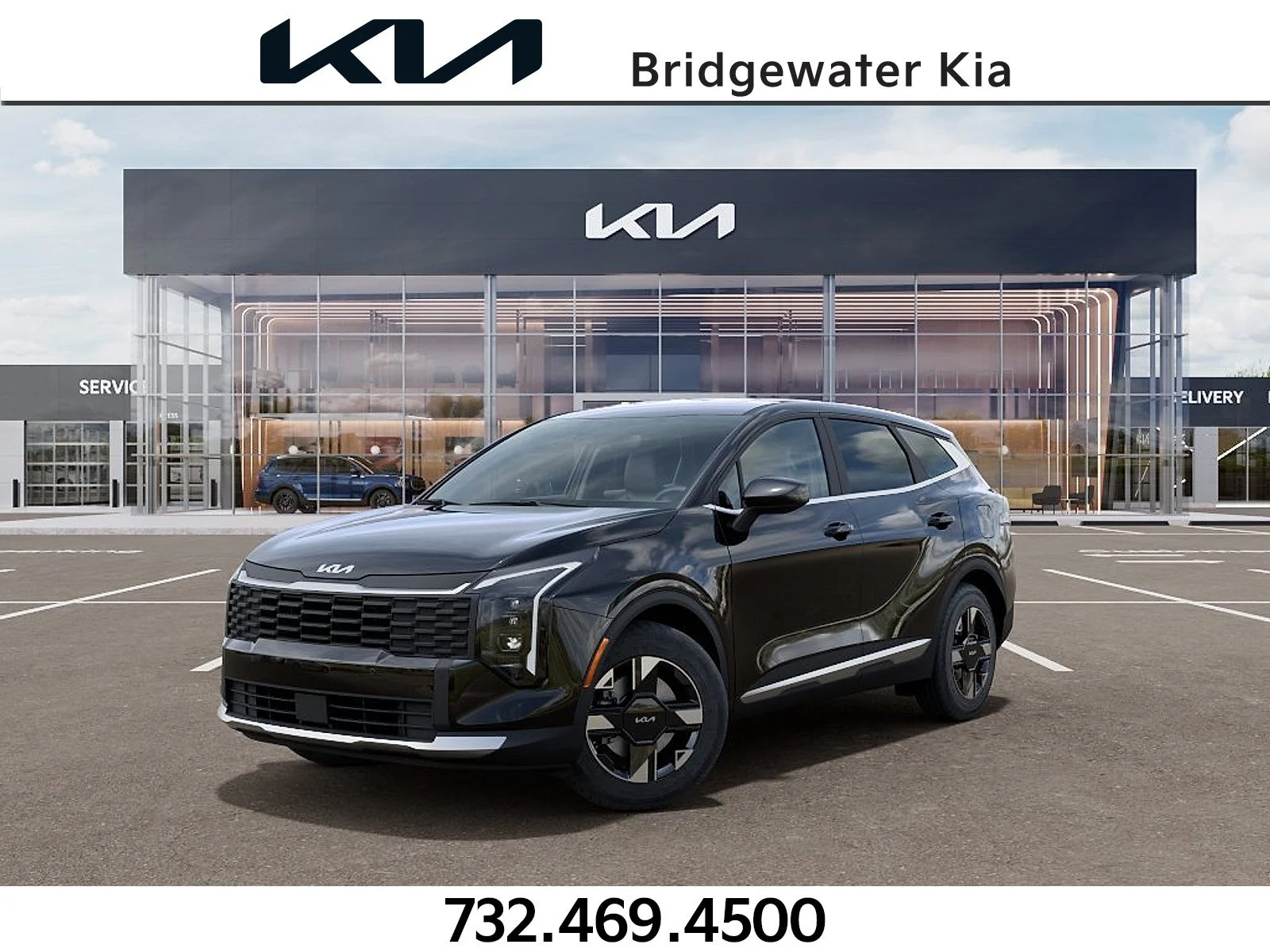 New 2027 Ebony Black Kia LX image 1