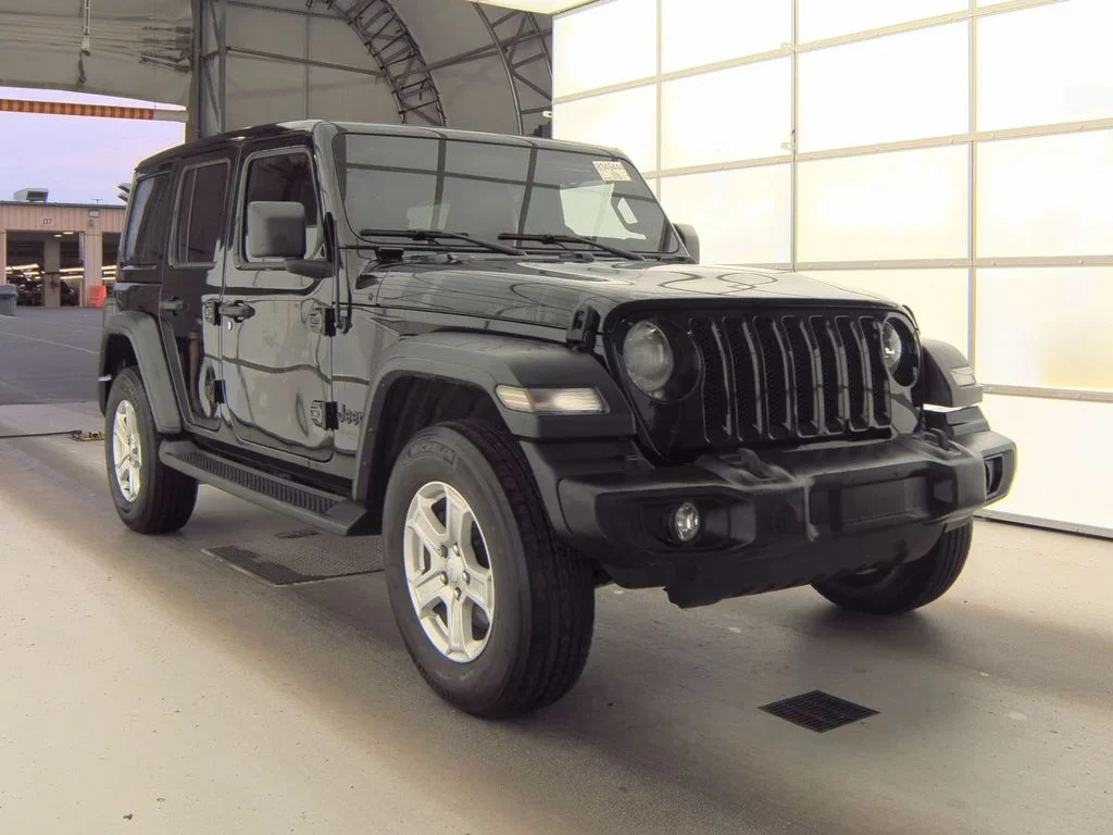 Used 2022 Black Jeep Unlimited Sport S image 3