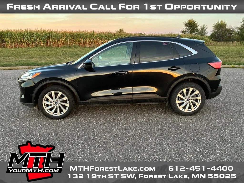 Used 2021 Black Ford Titanium image 5