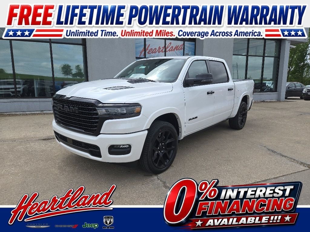 New 2026 Ivory White Tri-Coat Pearl-Coat Exterior Paint RAM Laramie image 1