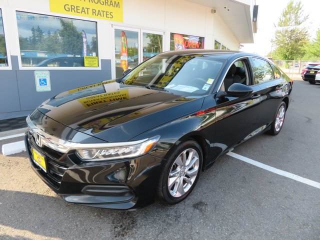 Used 2018 Crystal Black Pearl Honda LX 1.5T image 1