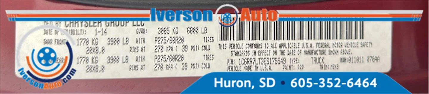Used 2014 Deep Cherry Red Crystal Pearlcoat Ram Big Horn image 12