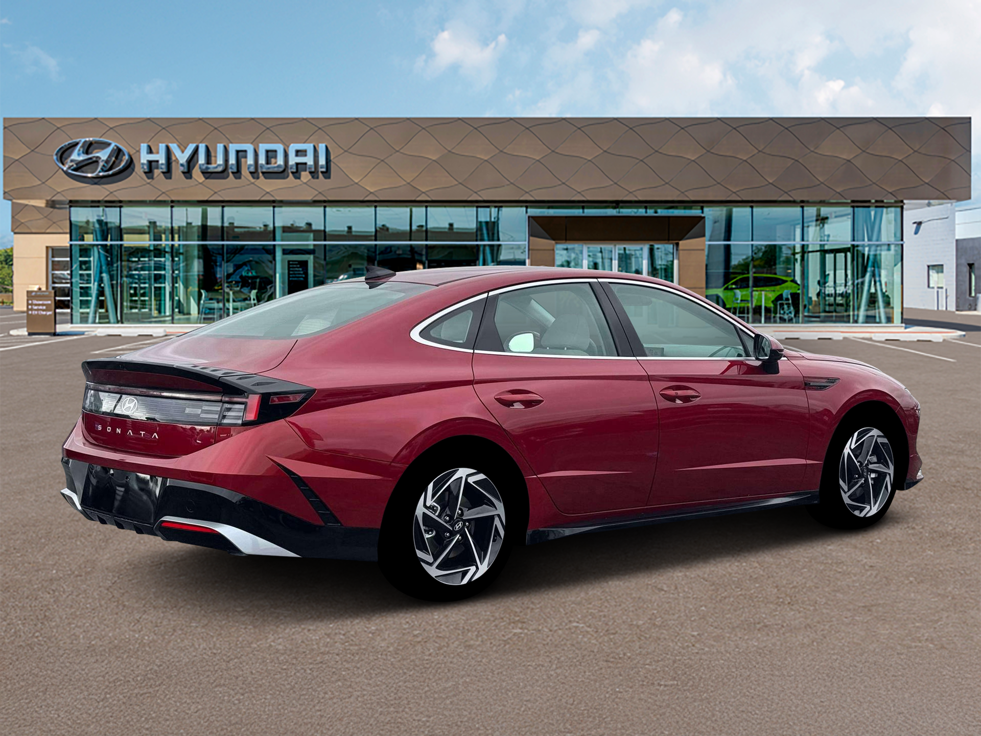 New 2026 Red Hyundai SEL Sport image 8