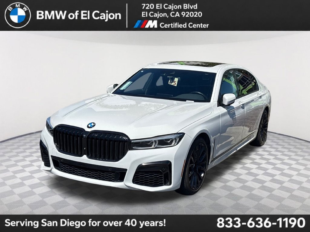 Used 2021 Alpine White BMW 740i image 1