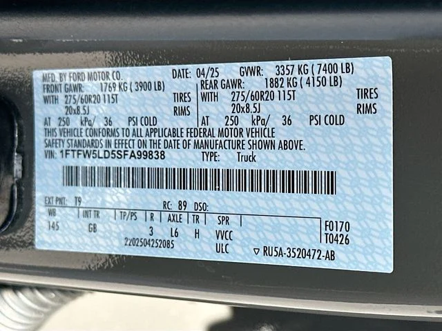 Used 2025 Gray Ford Lariat image 32