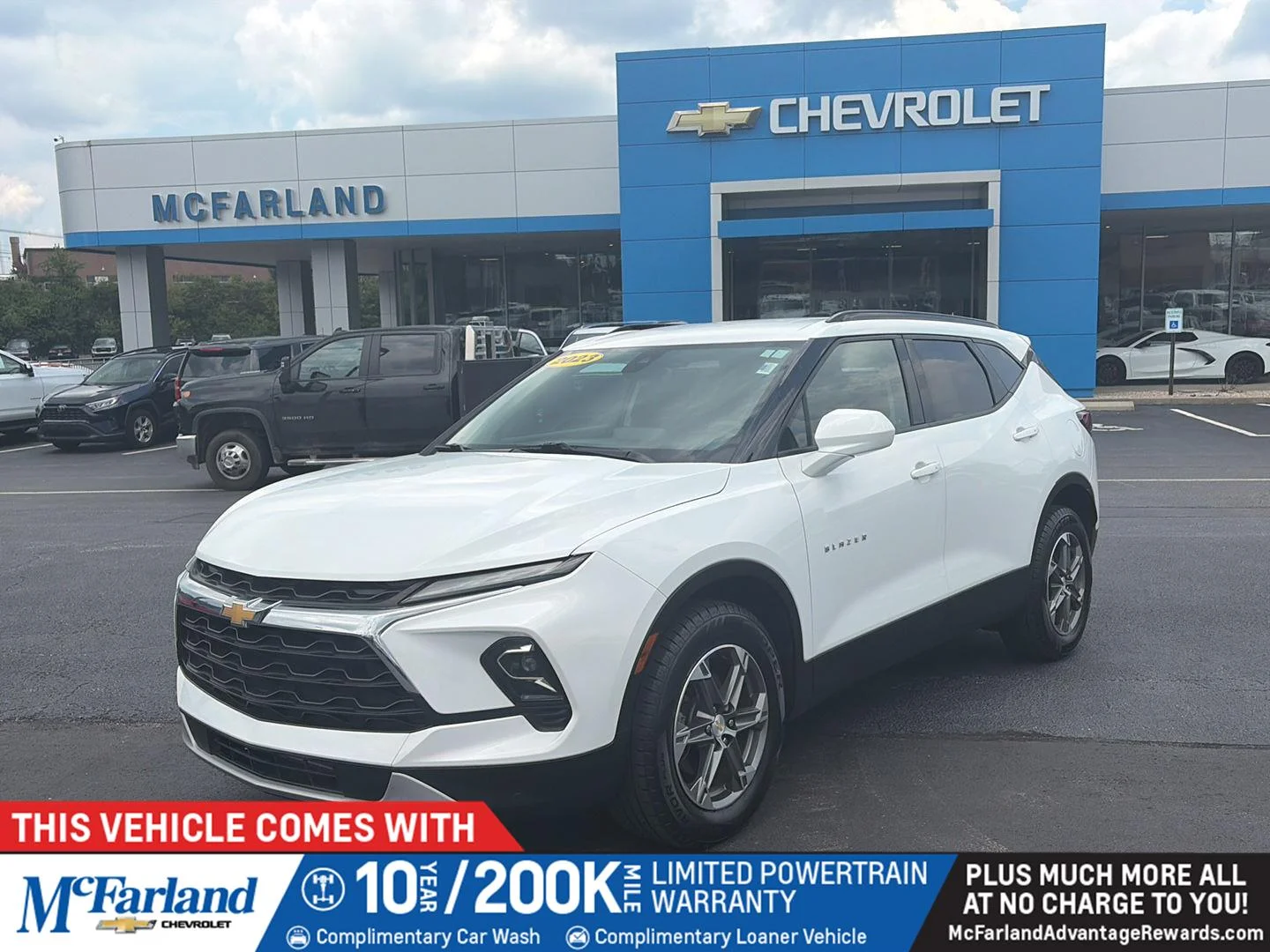 Used 2023 Summit White Chevrolet 2LT image 1