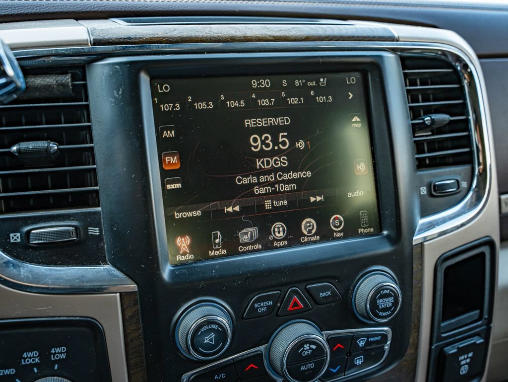 Used 2015 Brilliant Black Crystal Pearlcoat Ram Laramie Longhorn image 17