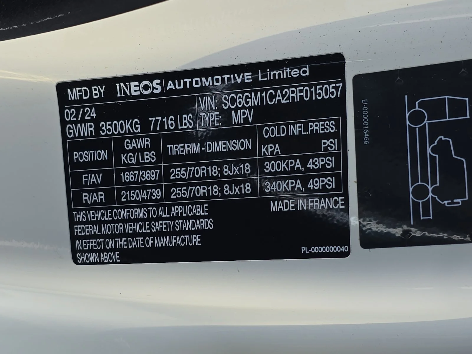 Used 2024 White INEOS  image 29