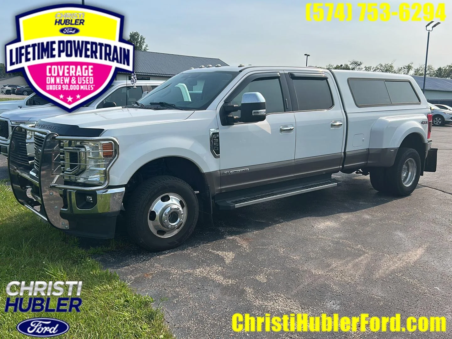 Used 2022 Oxford White Ford Lariat image 1