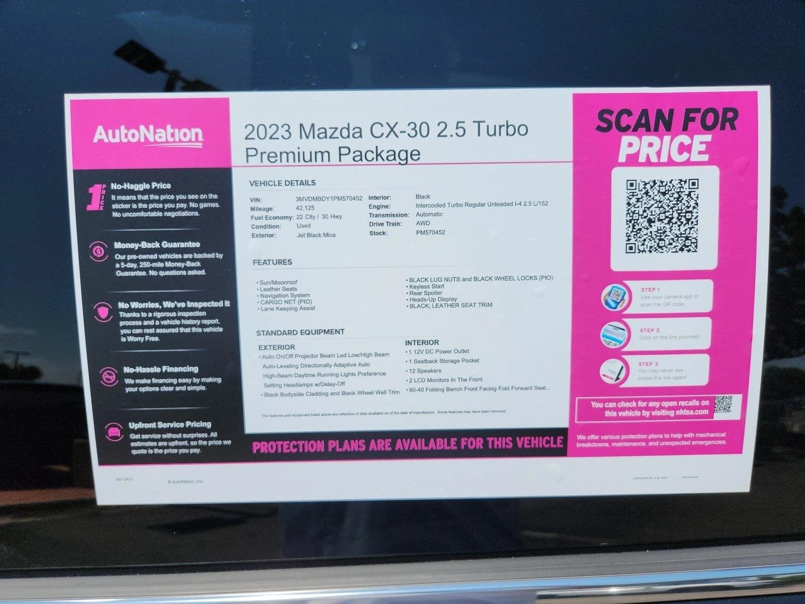 Certified Used 2023 Jet Black Mica Mazda 2.5 Turbo Premium Package image 25