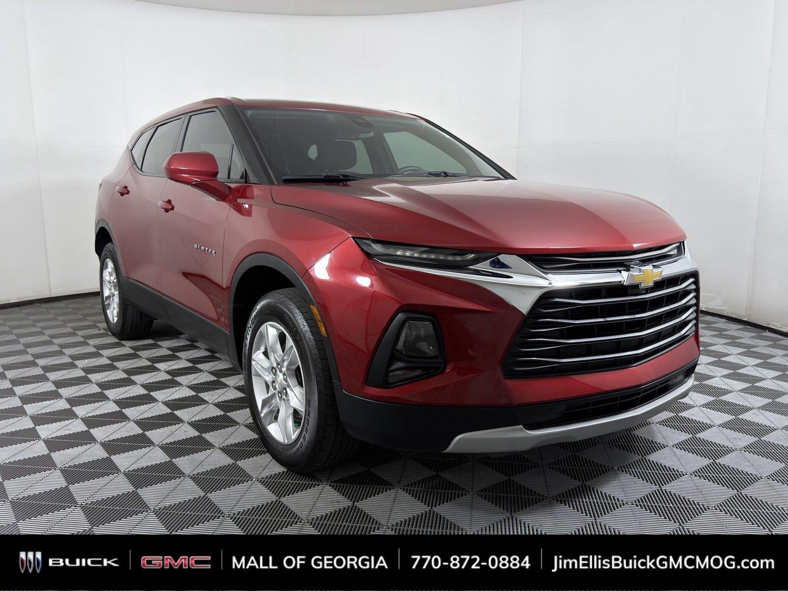 Certified Used 2021 CHERRY RED TINTCOAT Chevrolet LT image 1