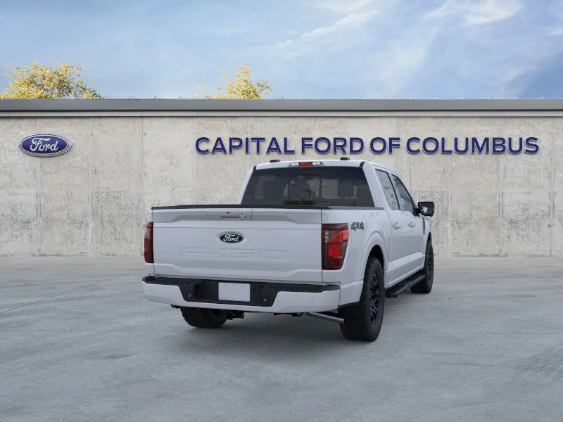 New 2025 Space White Metallic Ford XLT image 49