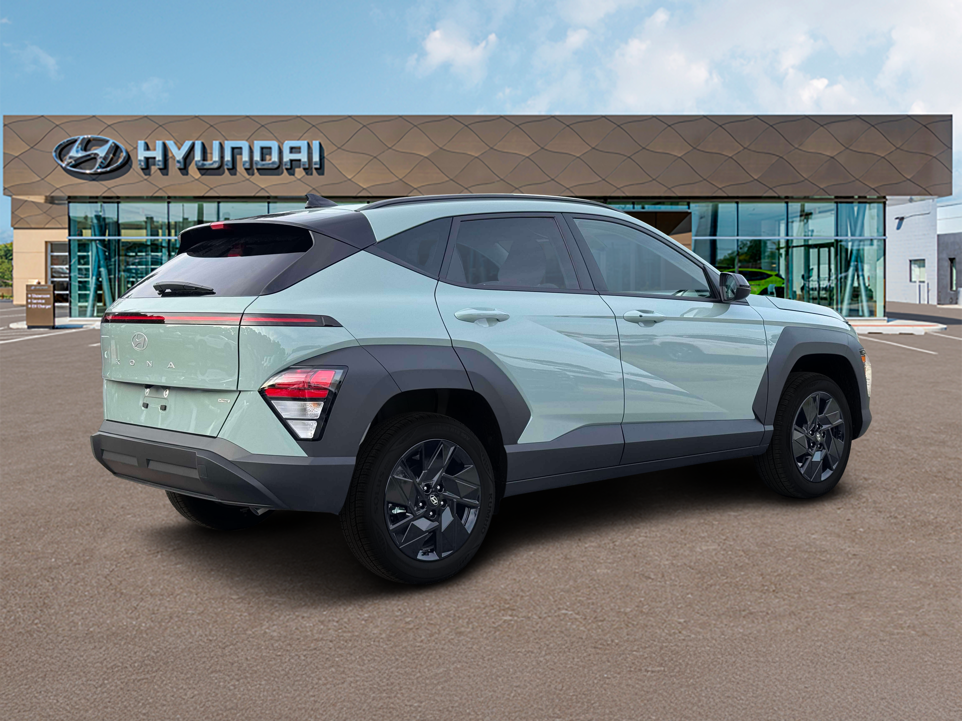New 2027 Green Hyundai SEL Sport AWD image 8