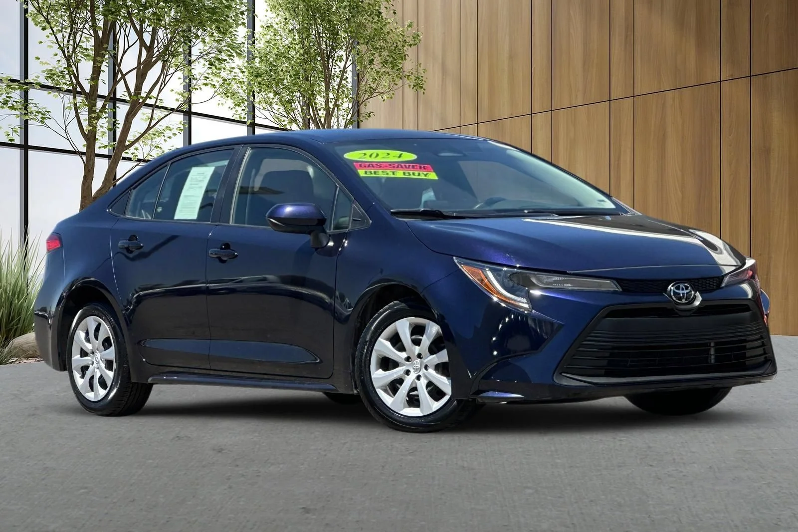 Used 2024 Blue Toyota LE image 1