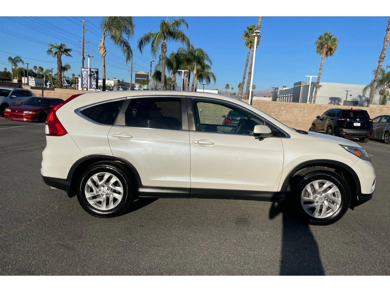 Used 2015 White Diamond Pearl Honda EX image 6