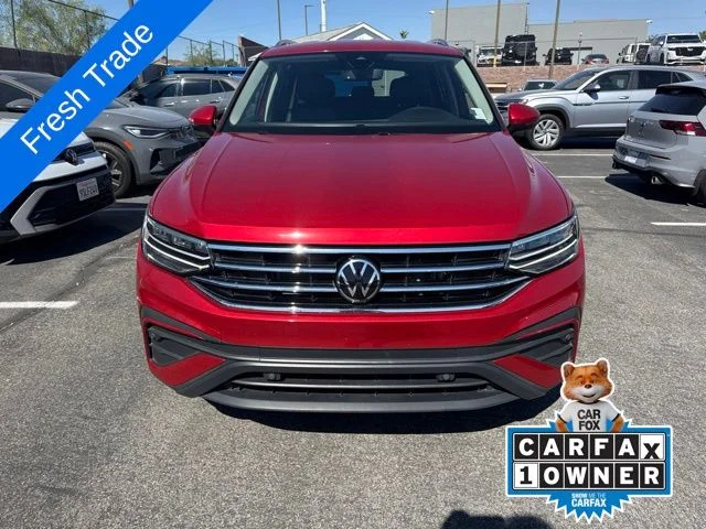 Certified Used 2022 Red Volkswagen 2.0T SE image 2