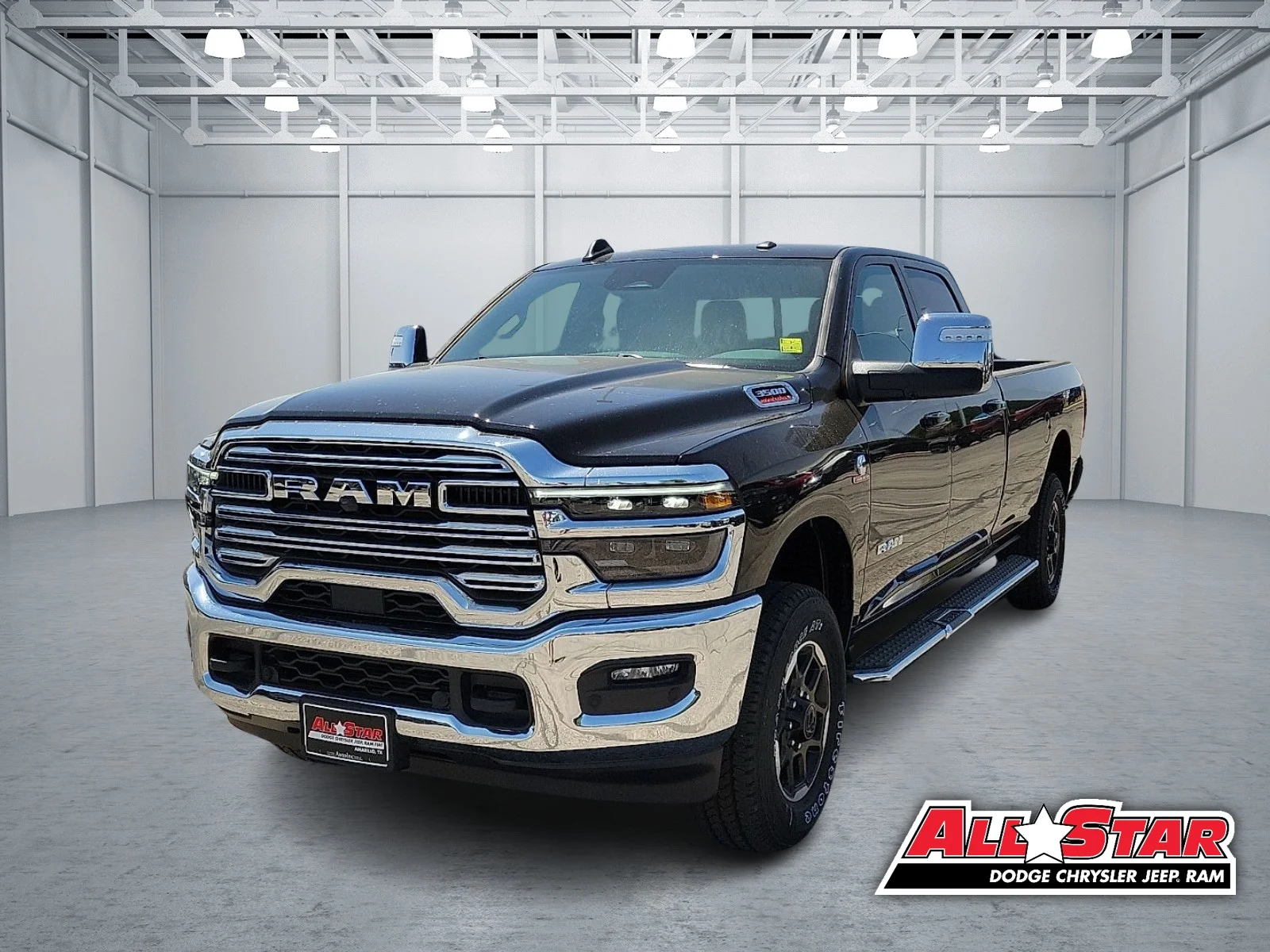 New 2026 Diamond Black Crystal Pearlcoat Ram LARAMIE CREW CAB 4X4 8