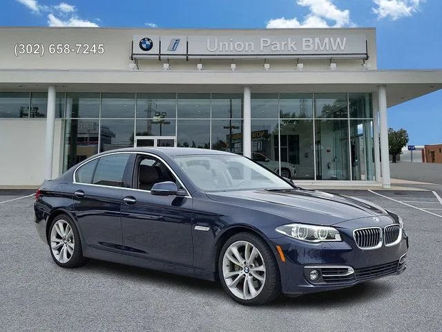Used 2015 Imperial Blue Metallic BMW 535i xDrive image 3