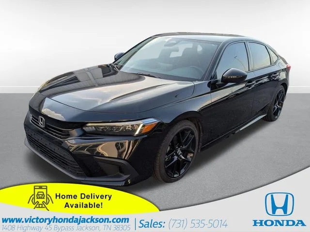 Certified Used 2024 Crystal Black Pearl Honda Sport image 1