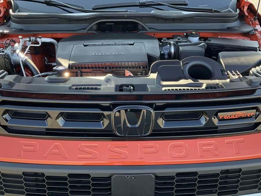 New 2026 Sunset Orange Honda Black Edition image 9